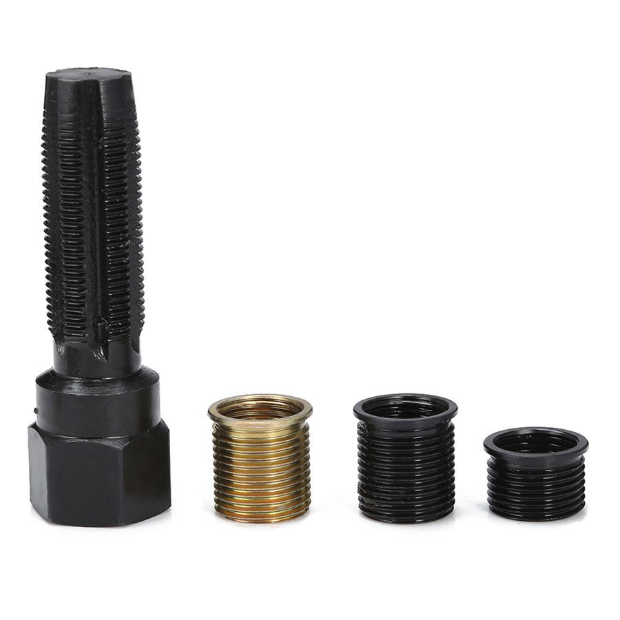 16PCS Thread Reamer Insert Kit Spark Plug Re-thread Repair Tap Tool M14 x 1.25mm