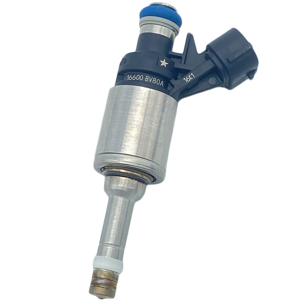 The 16600-BV80A 4-piece fuel injector kit is suitable for Juke (2014-17) and Sentra (2017-19) 1.6L engines. n