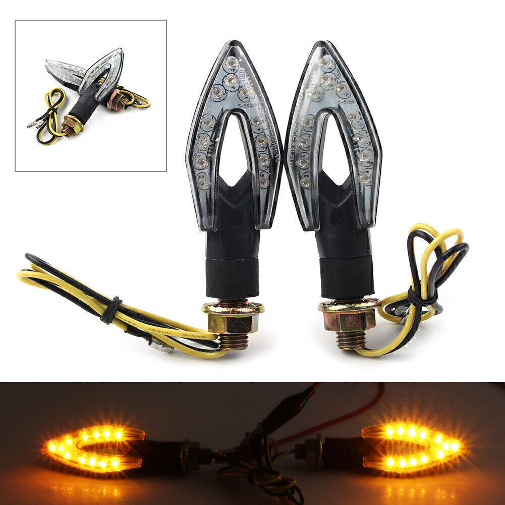 Universal Motorcycle 12V Turn Signal Lights Lamps for Harley for Honda for Yamaha Q