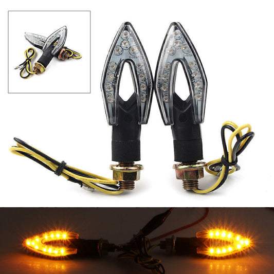 Universal Motorcycle 12V Turn Signal Lights Lamps for Harley for Honda for Yamaha Q
