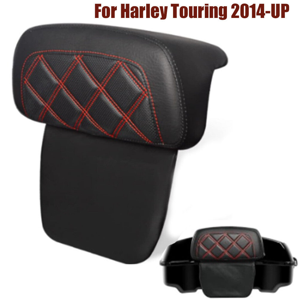 Suitable for Harley Davidson Tour Pak Touring 2014+ razor shredder pack trunk backrest cushion - n