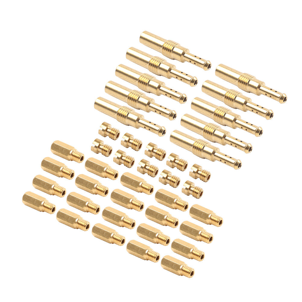 40Pcs Carburetor Main Jet Slow Pilot Jet Kit For PWM For CV For CVK PWK PE