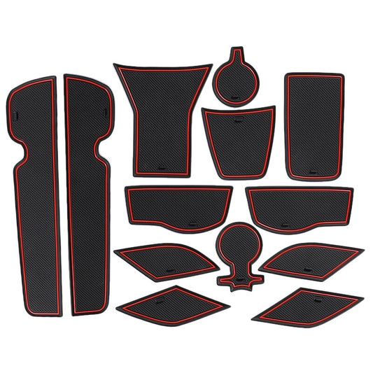 Water Cup Armrest Box Door Gate Slot Cover Decor Set Fit for Chevy Trax 2024 v