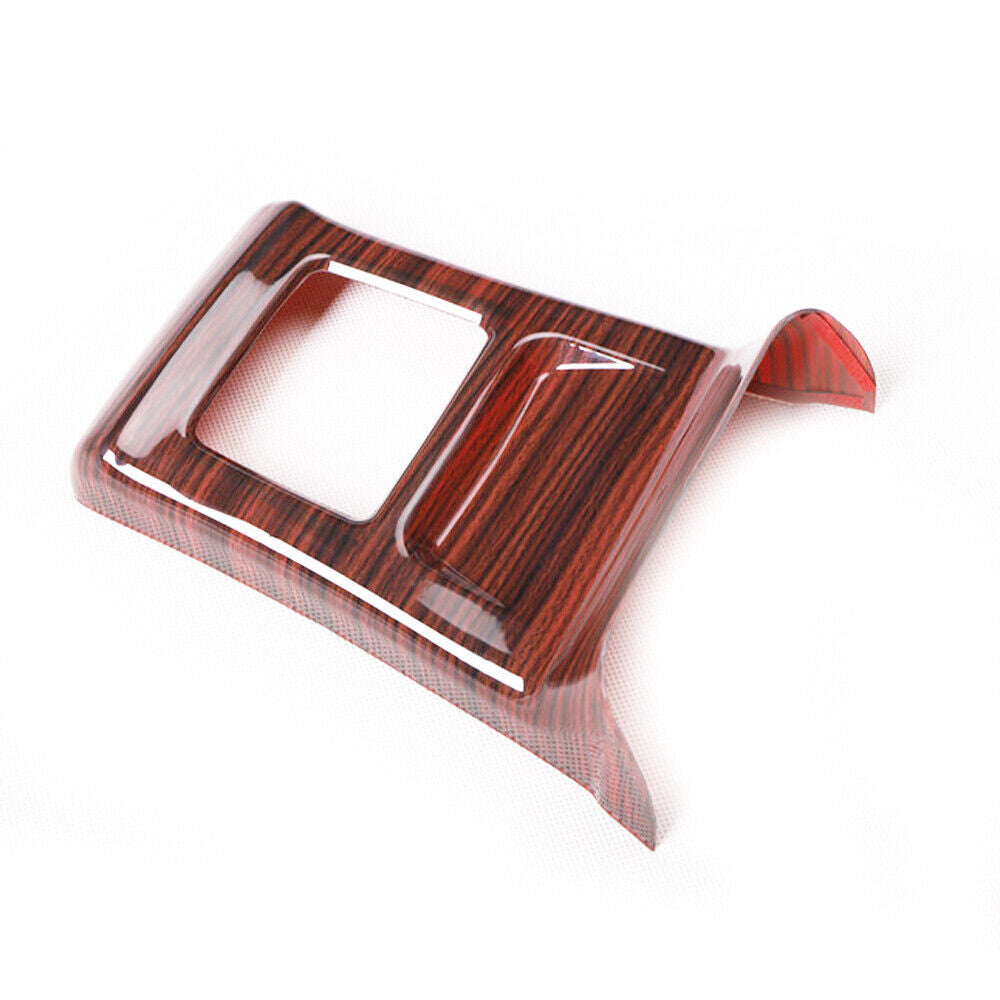 Inner Rear Air Outlet Anti-Kick Panel Trim Fit for Audi Q2L 2018-2021 Red Wood