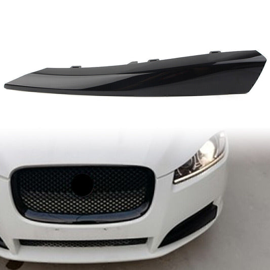 Front Left Side Bumper Grille Insert Cover Trim for Jaguar XF 2012-15 Black Q