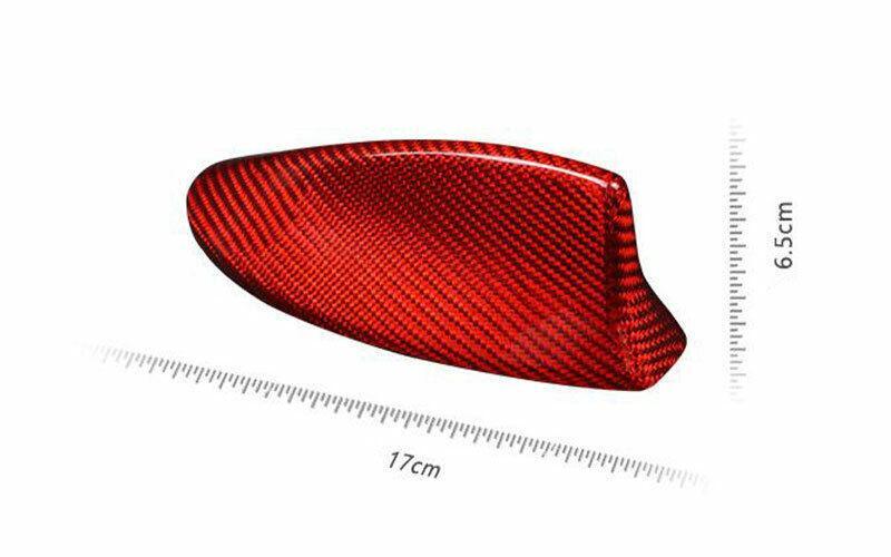 for Lexus RC350 2015-2018 Red Real Carbon Fiber Shark Fin Antenna Receiver Cover