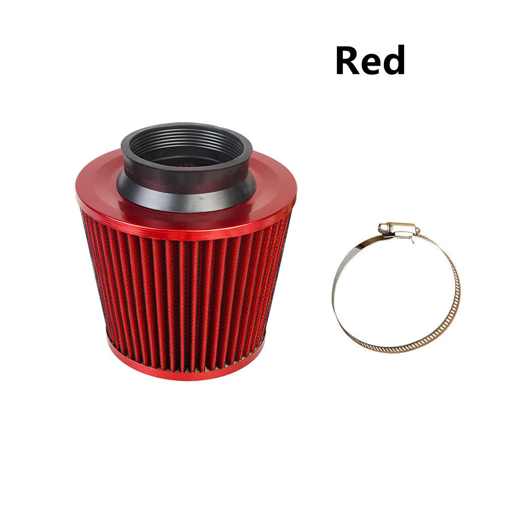 3-inch 76mm Automotive Imported Cold Intake Cone Replacement Performance Dry Air Filter and Clip