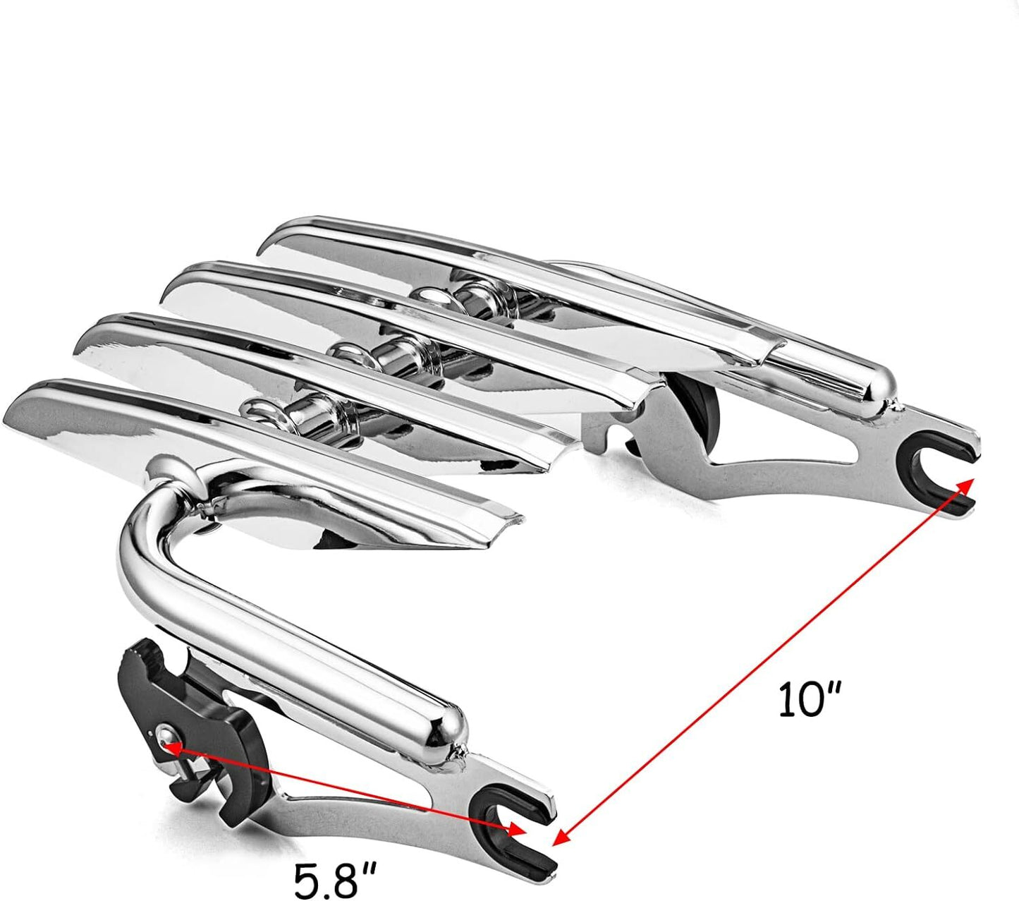 Stealth luggage rack for Harley Touring Road, King Street, Glide 2009-2023 (chrome-)