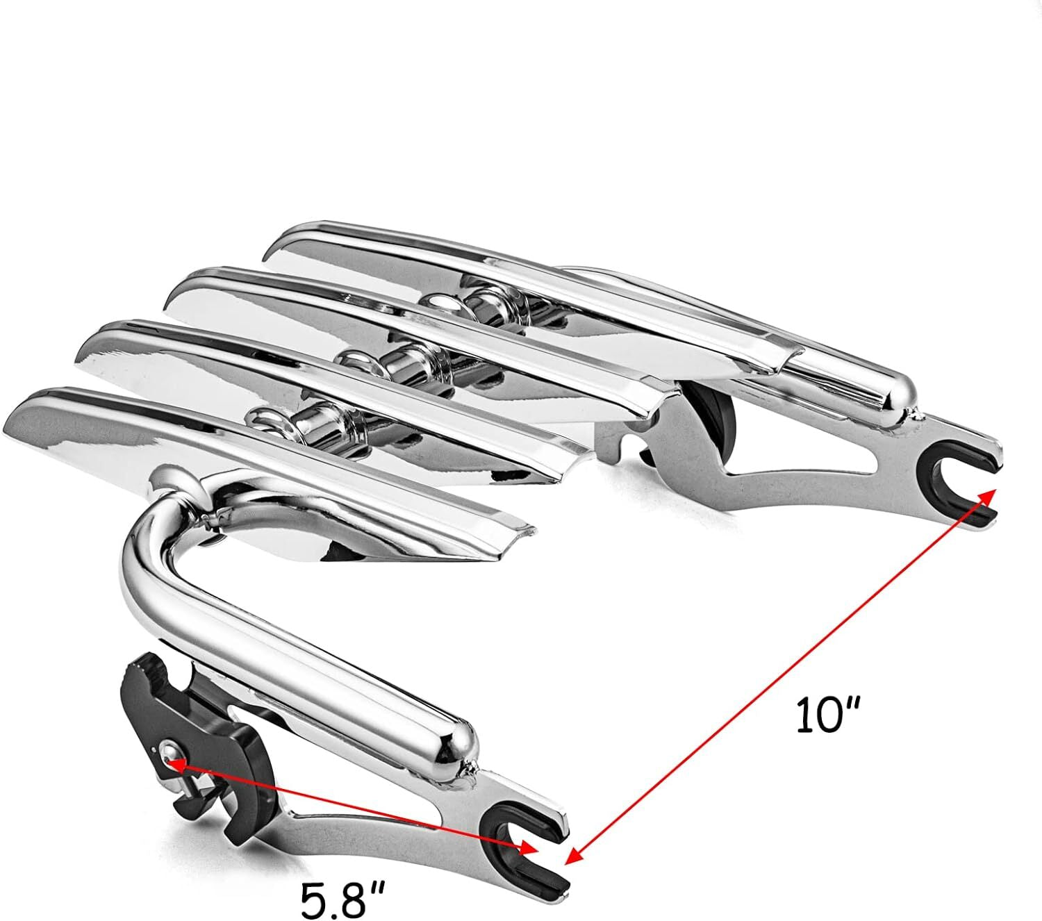 Stealth luggage rack for Harley Touring Road, King Street, Glide 2009-2023 (chrome-)