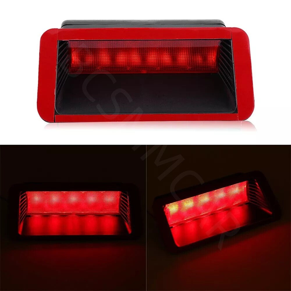 Car 12V Red 5 LED Third Brake Light Rear Tail Center High Mount 3rd Stop Lamp