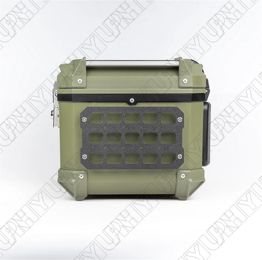 Universal For Motorcycle Trunk Storage Tactical Side Box Organizer Molle Panel Q