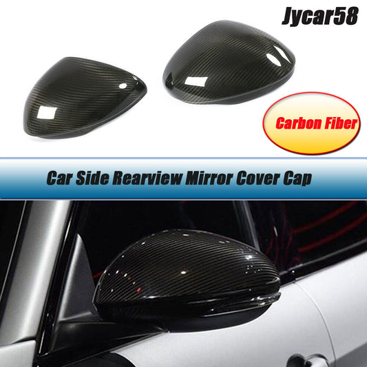 Real Carbon Fiber Mirror Cover Cap For 2015-2018 for Alfa Romeo Giulia Quadrifoglio
