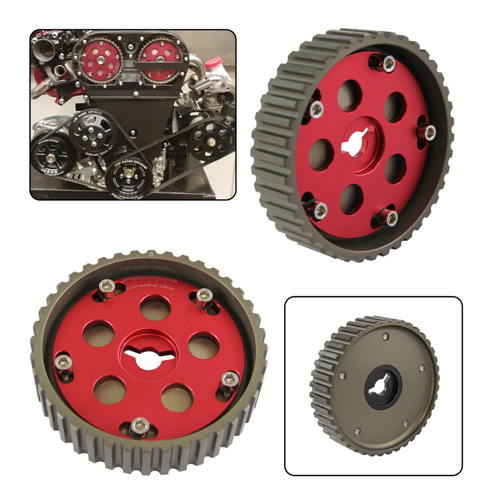 Adjustable Cam Gear Pulley for Suzuki for Swift GTI GTS G13B 1.3L 1986-1999 Red