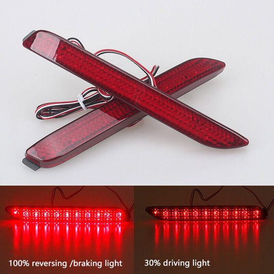 LED brake and driving signal light bumper reflector for RAV4 2019, 2020, and 2021 models. n