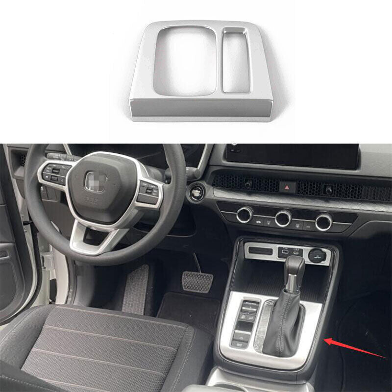 for Honda CR-V CRV 2023-2024 Silver ABS Middle Console Gear Shift Panel Trim 1p n