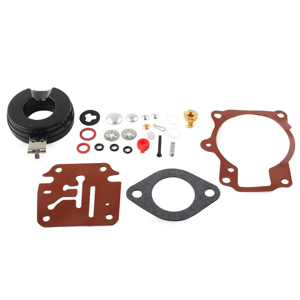 Fit for Johnson Evinrude 18/20/25/28/30/40/60 HP Carb Rebuild Repair Kit w Float Q