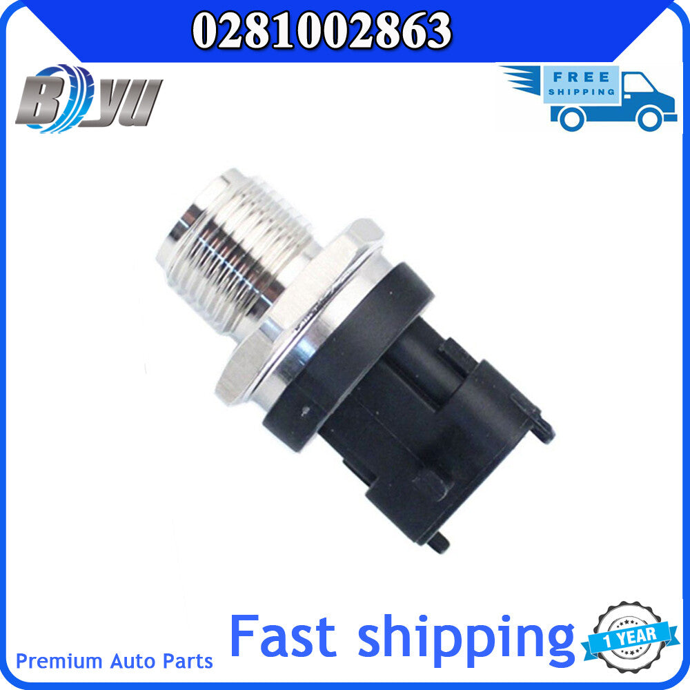 1 Brand New Fuel Rail Pressure Sensor for Man for Iveco Alfa for Fiat GM 0281002863 v