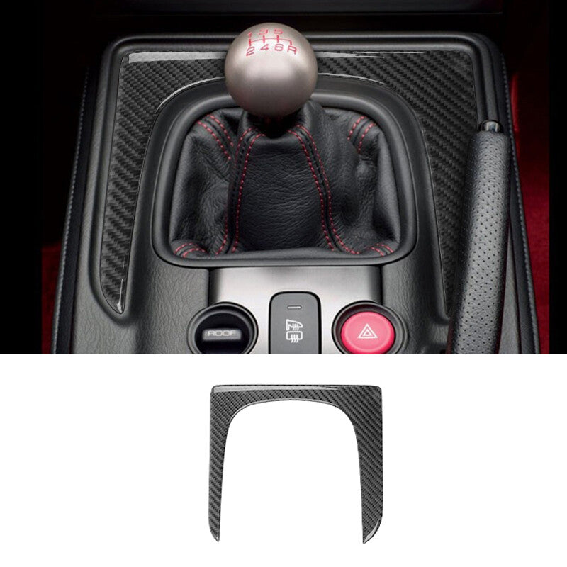 Red Carbon Fiber Rear Door handle Frame Cover Trim For Tacoma 2016-2021 v