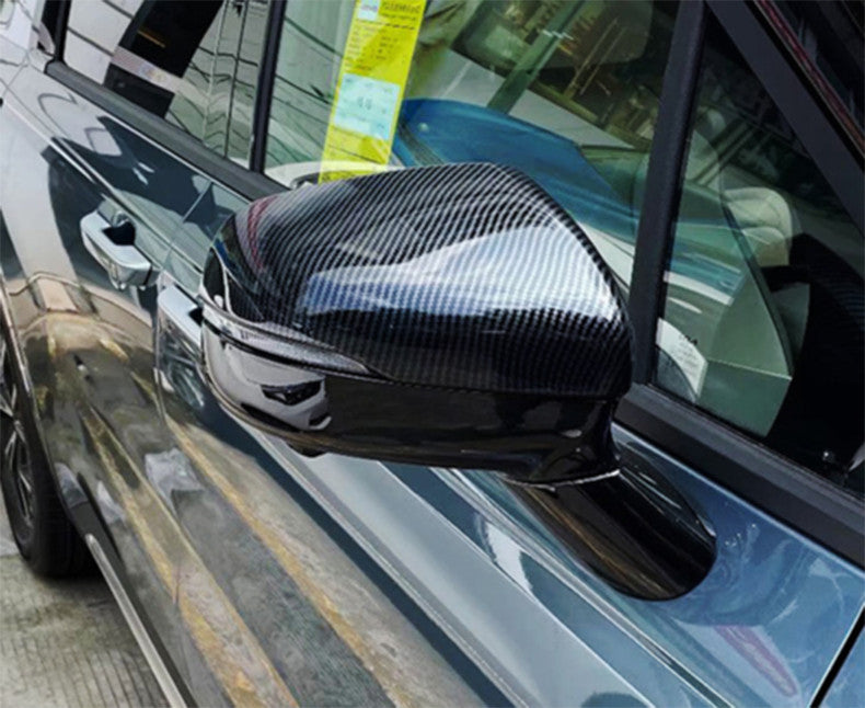 for Kia Carnival 2022-2023 Carbon Fiber Side Door Rearview Mirror Cover Trim Cap