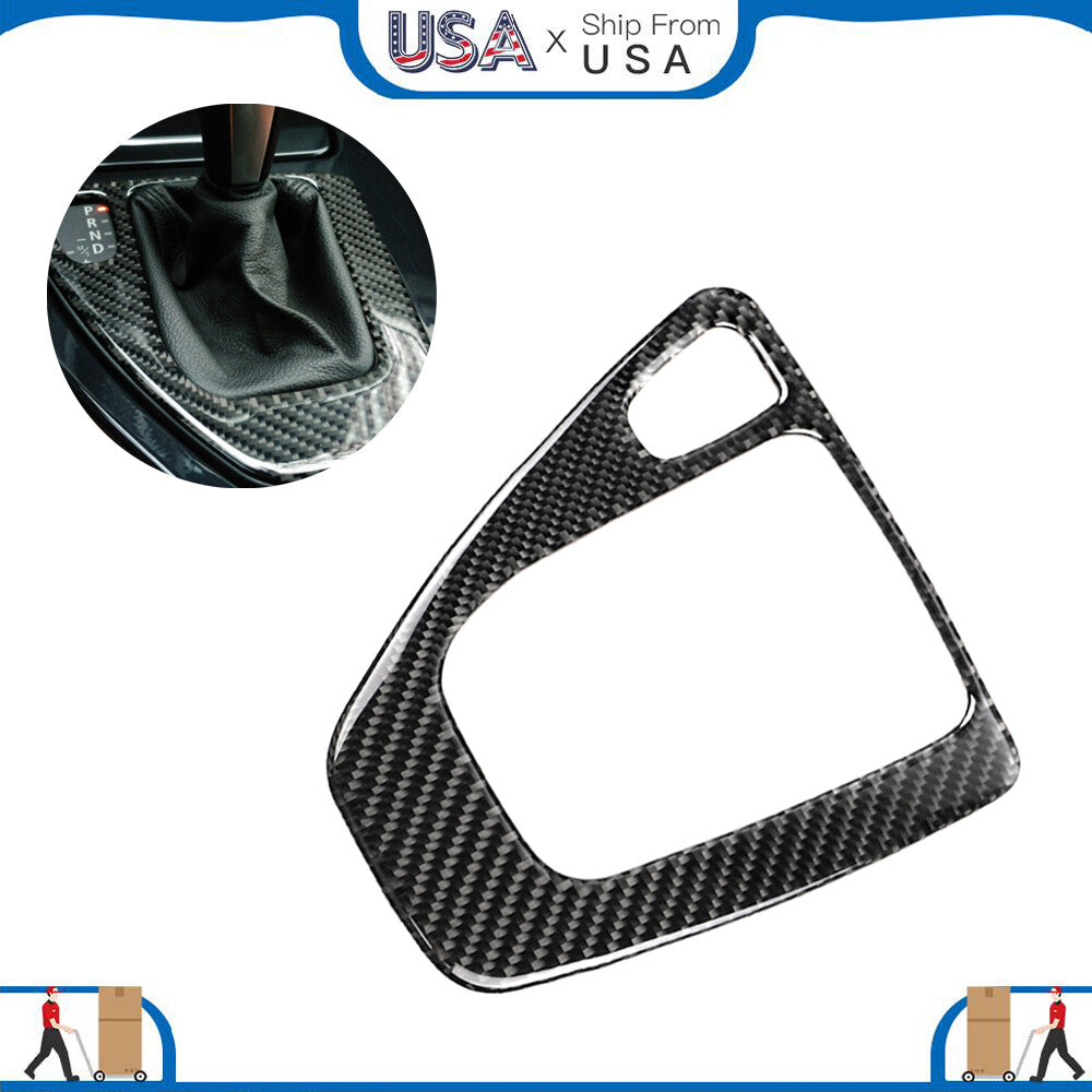Carbon Fiber Automatic Gear Shift Panel Trim For Outlander 2014-2016 v
