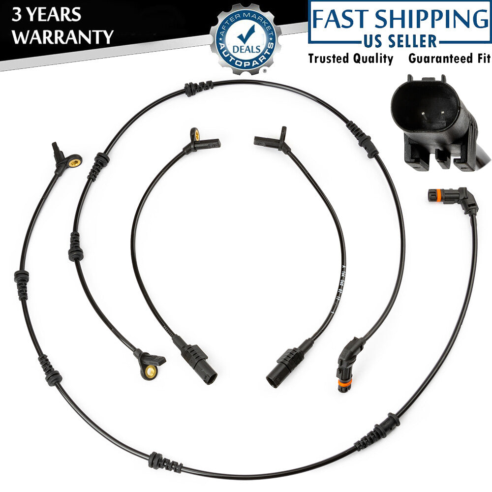 4PCS New Front Rear ABS Wheel Speed Sensor for Mercedes Benz W164 GL ML320 ML350