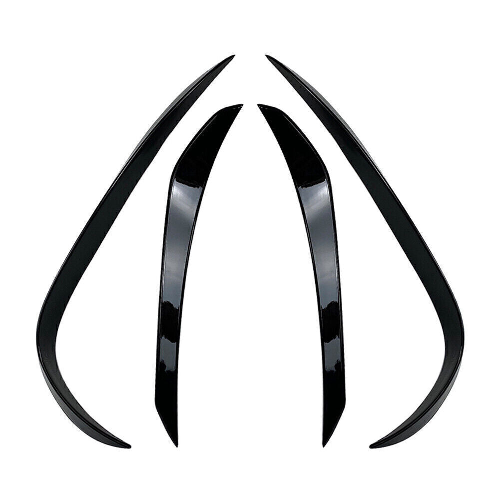 Front Bumper Lip Splitter Spoiler Black for Mercedes-Benz GLB X247 2020-2021 Car