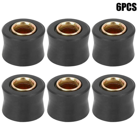 6 Pack Motorbike 10mm Rear Shock Absorber Cushion Rubber Ring Bushing v