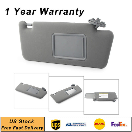 Sun Visor Passenger Right for Toyota Tacoma 05-15 w/o Light 74320-04181-B1 Gray