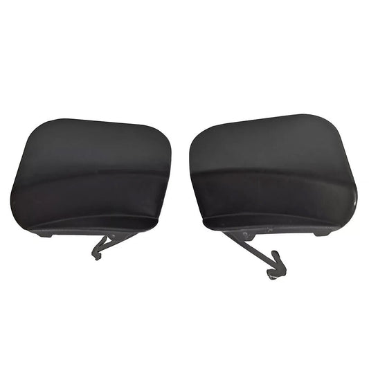 Black Unpainted Tow Hook Eye Cover Cap for Toyota For Highlander 2008 2011