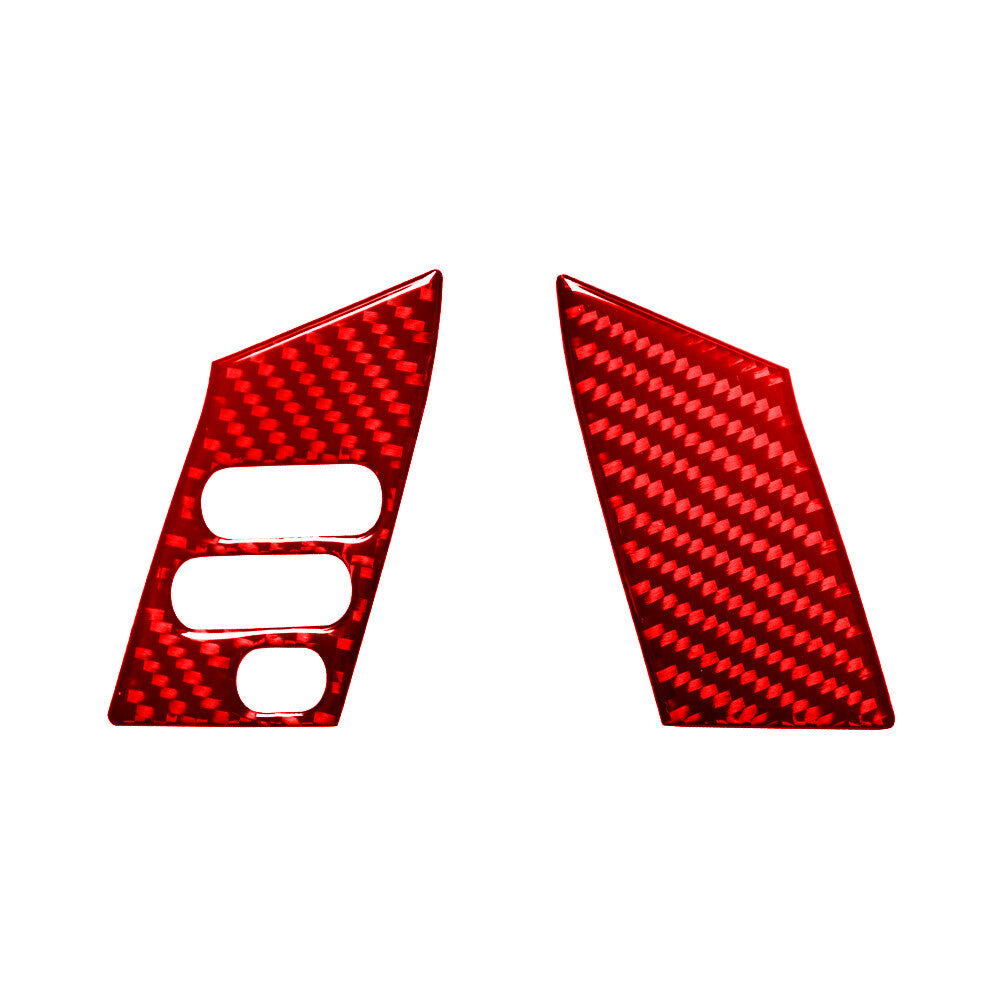 Carbon Fiber Air Conditioner Frame Panel Cover Trim for Audi A4 S4 2005-2006 v