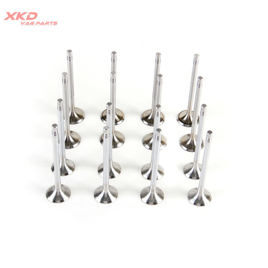 The 1.4T engine intake and exhaust valves are suitable for Volkswagen for Golf , for Jetta , Polo, for Audi A1, A3, and Caxa.