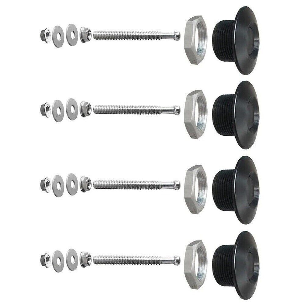 Aluminum Bumper Quick Release Fasteners Kit For Car Trunk Fender Hatch Lid n