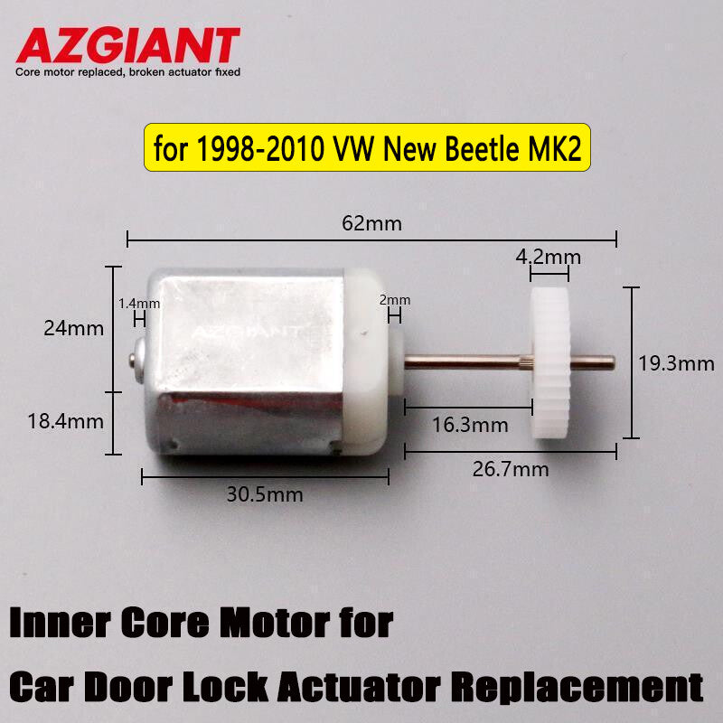 3B1837015A / 3B1837015AD door lock actuator motors are suitable for Volkswagen New Beetle MK2 (1998-2010).