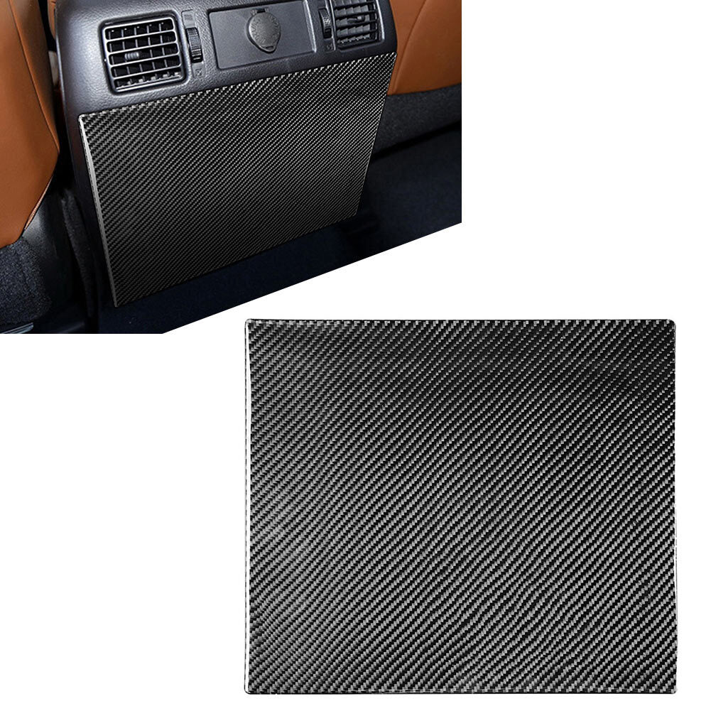 for Toyota Tundra 2014-2021 Carbon Fiber Car Rear for Seat Anti-Kick Panel Trim