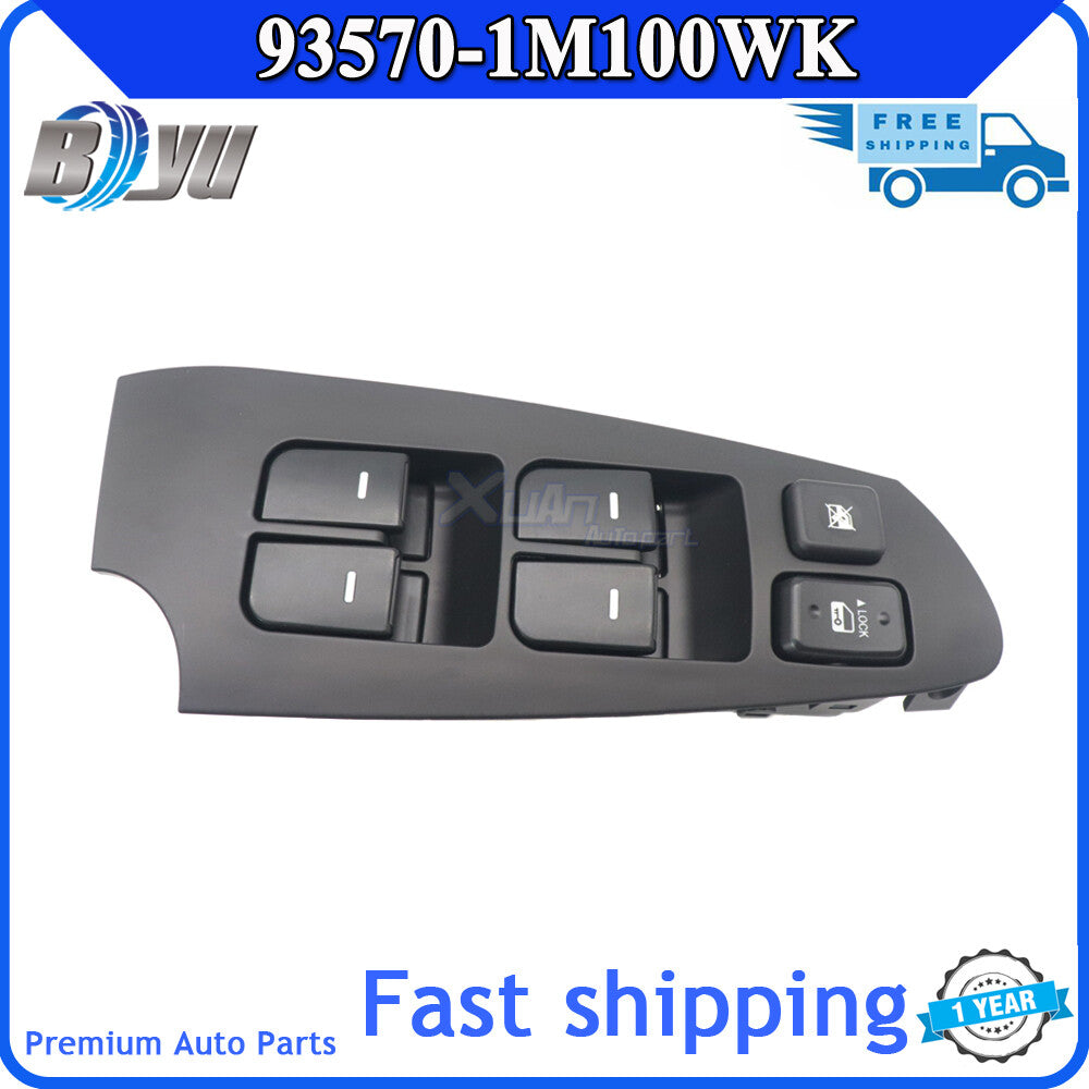 Suitable for Kia Forte 1x New Power Window Switch Front Driver Left Side 93570-1M100WK- v