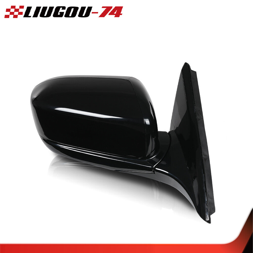 Power Mirror Front Passenger Side Fits for Honda Accord Sedan 03-07 Gloss Black - v