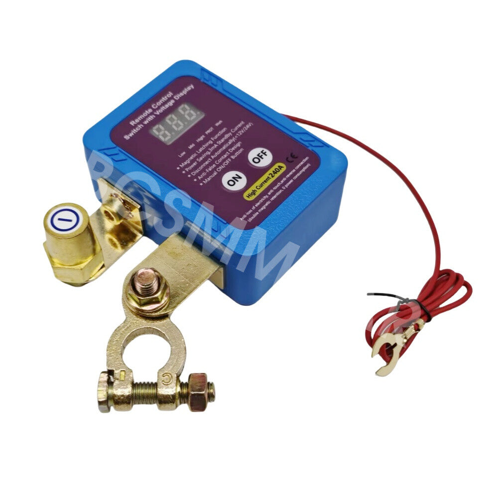 Car Battery Disconnect Switch Remote Control Anti Theft Kill Switch Replacement Q
