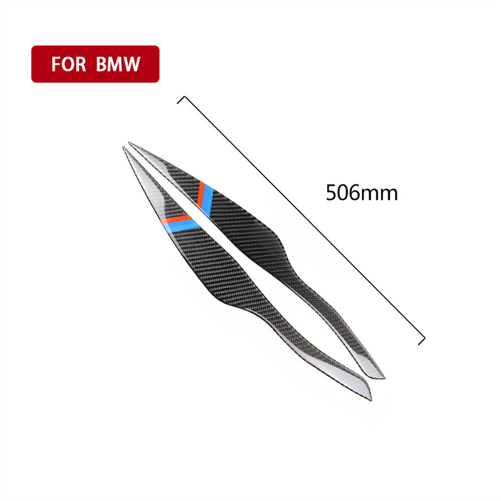 Carbon Fiber Headlight Eyelids Eyebrow Cover for BMW 3 Series E90 E92 2005-2008