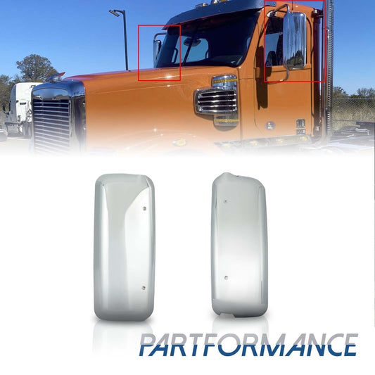 for CHRome door mirror cover one pair LH+RH side for Freightliner Columbia Century- v