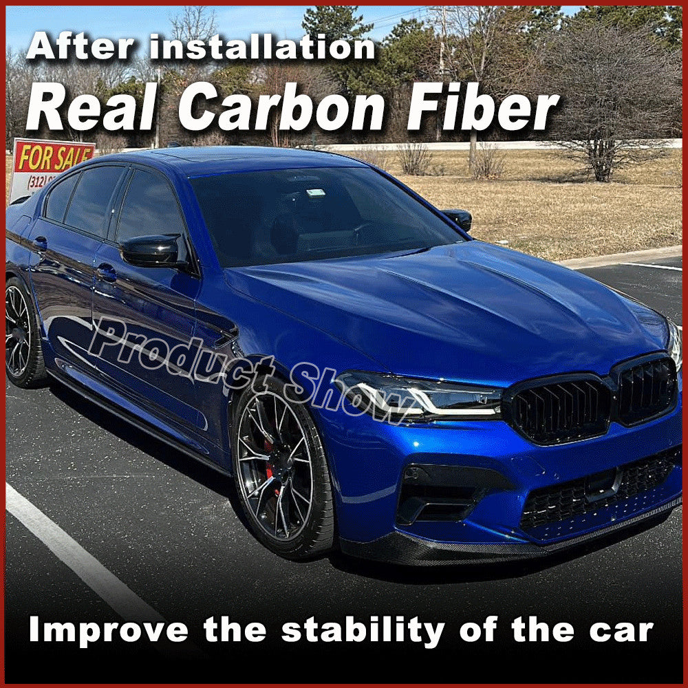 REAL Carbon Side Skirt Extension Lips for BMW G30 540i M-Sport F90 M5 2017-2019