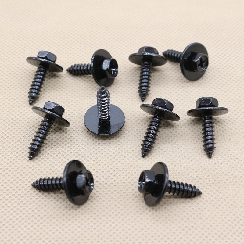 10-piece pack of for Subaru bumper cover cable grommets and rivets 99011FC000NN