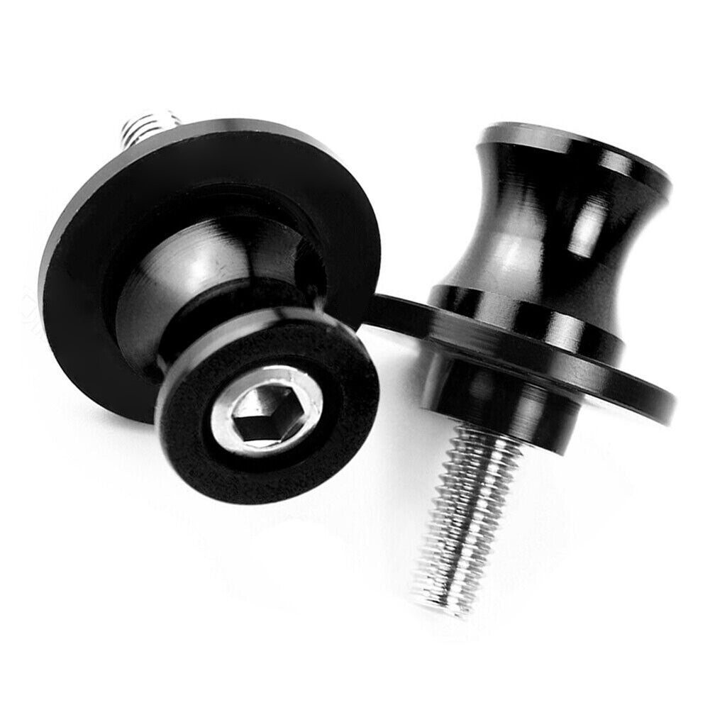 Swingarm Spools Slider Stand Screws M6 for Yamaha YZF R1 R3 R6 Aluminum Black