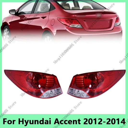 new 2-piece set for HYUNDAI ACCENT 12-2014: right and left taillight accessories.