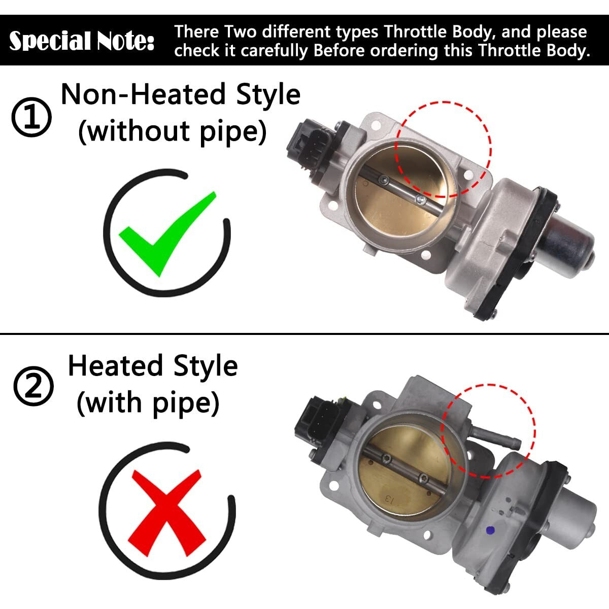 NEW Throttle Body Fit  for ford  OE:3L5Z9E926AA, 3L5Z9E926AB, 3L5Z9E926AD, Q