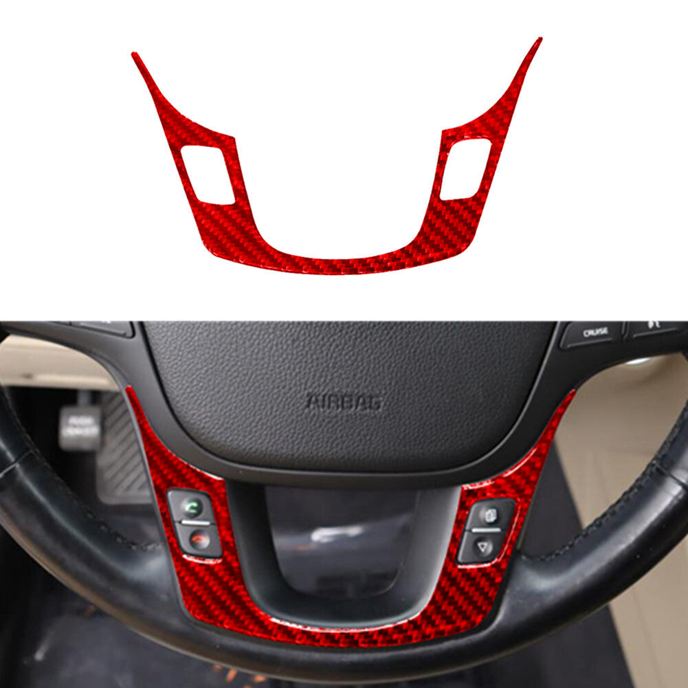 Red Carbon Fiber Rear Vent Outlet Cover Trim For X5 E70 X6 E71 2008-13 TypeB v