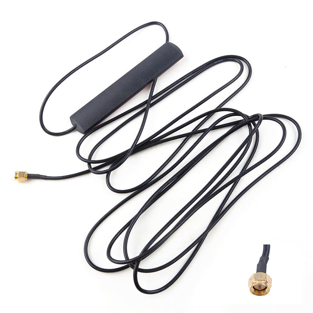 Fits Radio Antenna Patch Aerial Glass Mount Windshield Antenna 3m Replacement Q