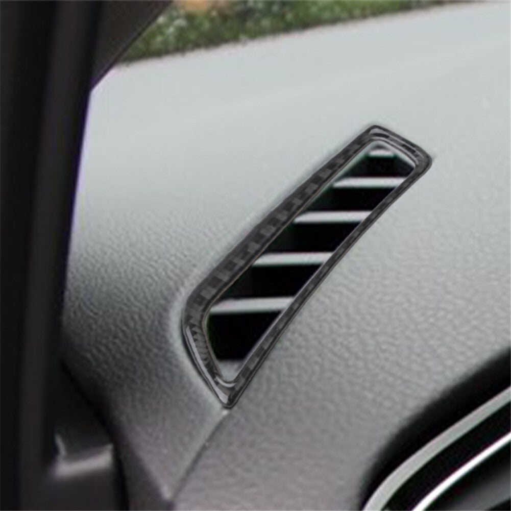 2c Dashboard Air Vent Outlet Carbon Fiber Trims for VW for Golf 8 MK8 GTI 2020-2021