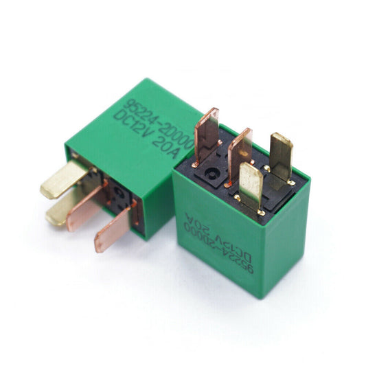 2x 4Pin DC12V 20A Power Relay 95224-2D000 for Hyundai for KIA Forte Sedona Sportage Q