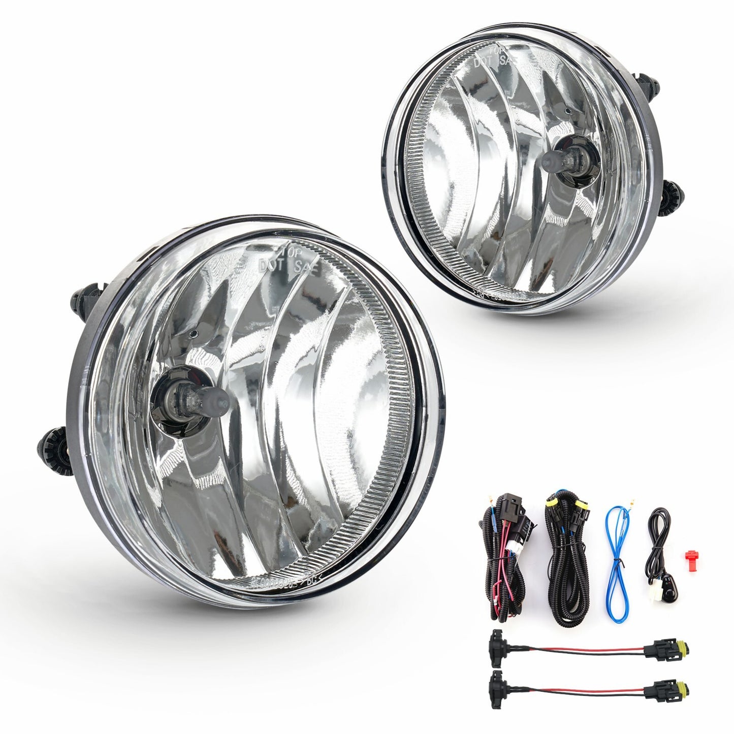Suitable for 07-13 for GMC for Sierra 1500 07-14 for GMC for Sierra 2500 3500HD front bumper fog light - v
