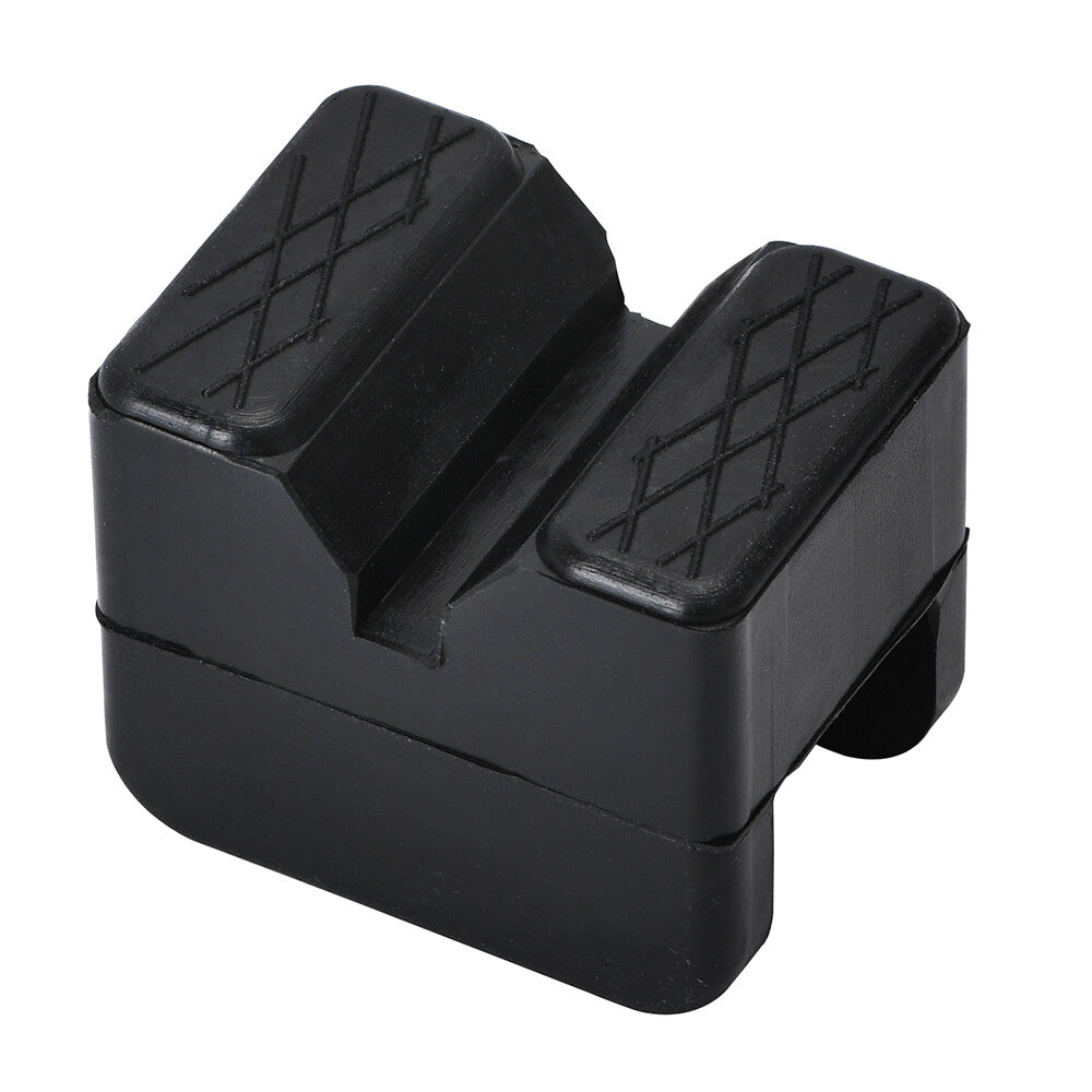 2PCS Slotted Frame Jack Pad Square Rail Floor Guard Adapter Anti-slip Rubber